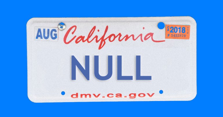 An attempt to make his car "invisible" using the license plate "NULL" actually put a security researcher on the hook for $18,000 of other people's tickets.