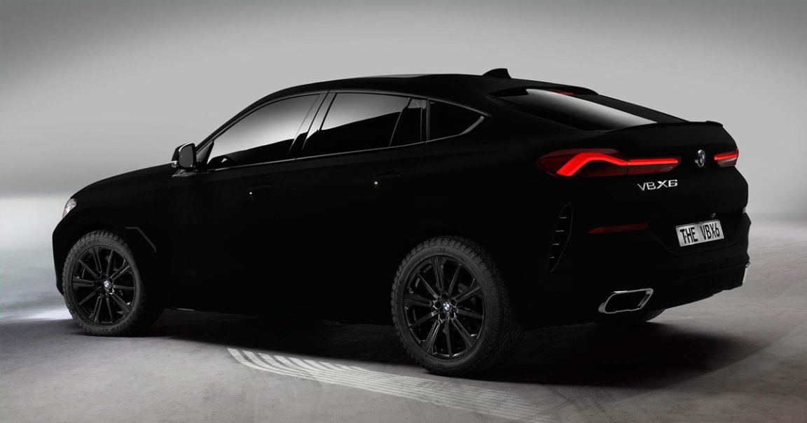 A BMW covered in Vantablack, a coating that absorbs nearly all light, is about to go on display at the Frankfurt Motor Show.