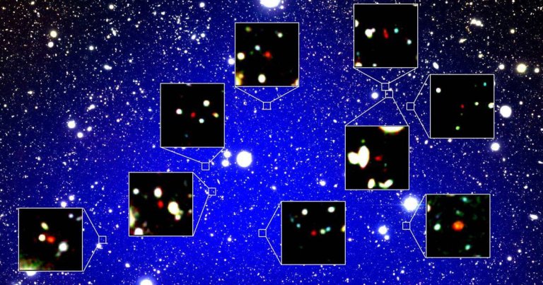 An international team of astronomers spotted what's believed to be the oldest collection of galaxies in the known universe.