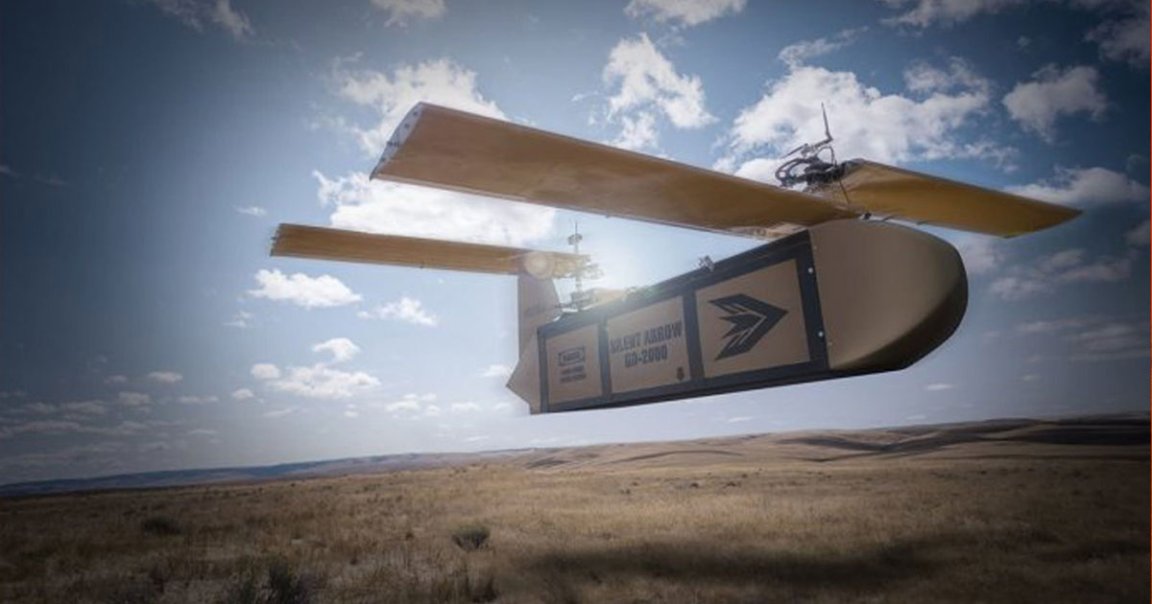 A new delivery drone called the Silent Arrow GD-2000 could replace military airdrops, delivering supplies by drones to battlefields at half the cost.