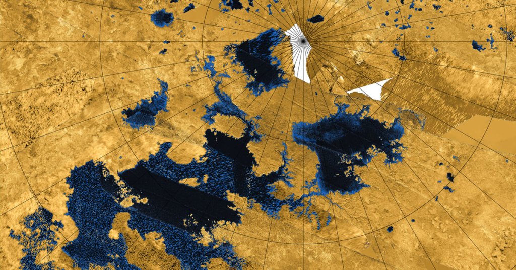 Huge Explosions May Have Formed Lakes on Saturn's Moon Titan