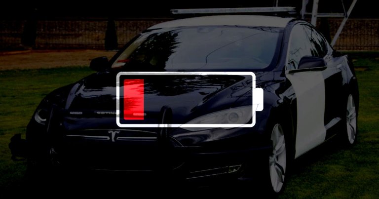 A Fremont police officer had to cut a high-speed highway pursuit short after his modified Tesla Model S cop car's batteries ran down.