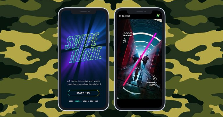 Tinder is about to launch a weekly apocalypse-themed event called Swipe Night that matches people based on how they play a choose-your-own-adventure game.
