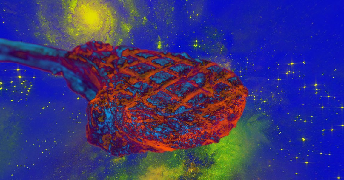 Astronauts aboard the International Space Station grew meat from bovine cells — and the experiment could help feed people in space and on Earth.