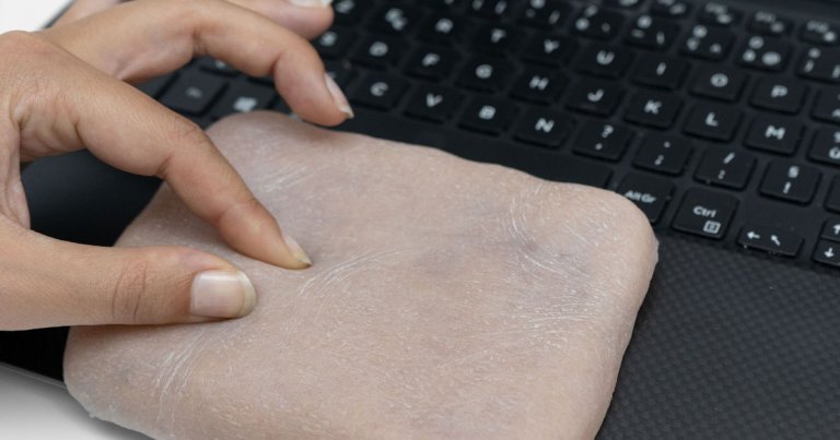 A team of researchers have developed a human-inspired, artificial skin that can "augment" interactive devices, including a phone and wearables.