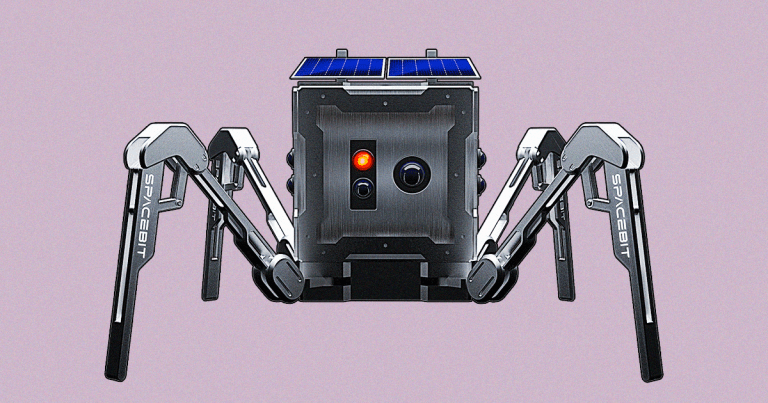 UK-based startup SpaceBit's Moon rover is not only the smallest ever, but it also has legs instead of the typical wheels.