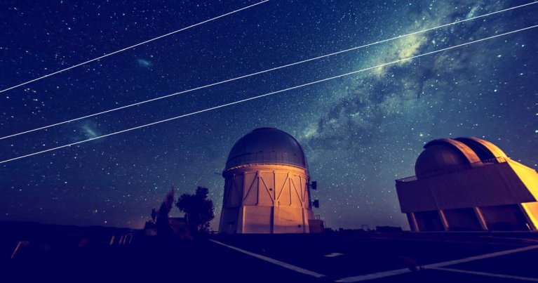 Astronomers are finding that the 122 satellites SpaceX has launched so far are already ruining the night sky, showing up as bright trails in observations.