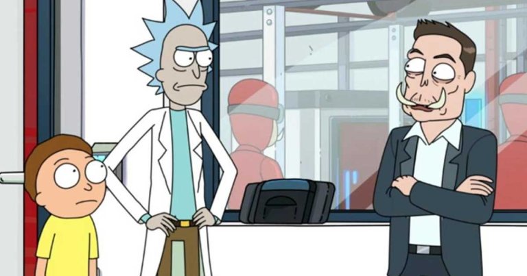 During the latest episode of animated series "Rick and Morty," the titular characters meet Elon Tusk, an alternate reality version of Elon Musk.