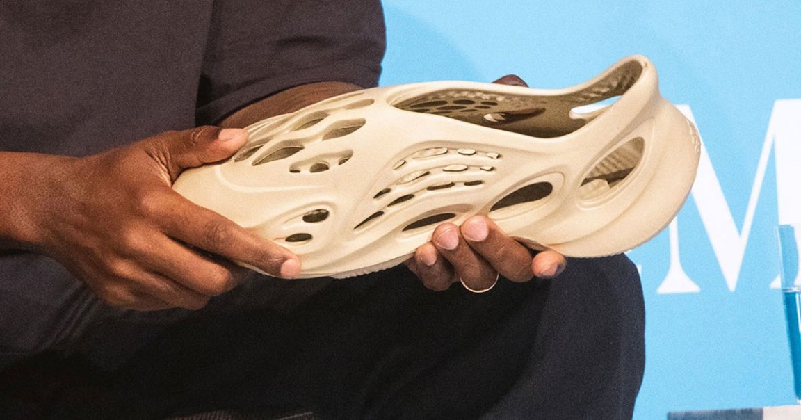 Kanye West just shared a new shoe prototype from his Yeezy fashion line — and the kicks contain environmentally friendly algae foam.