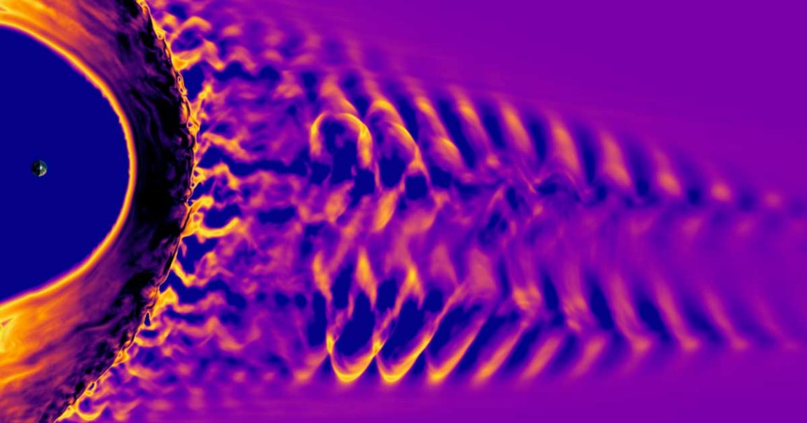 A team of scientists used data collected by the European Space Agency's Cluster mission to map out Earth's "eerie song" it sings during a solar storm.