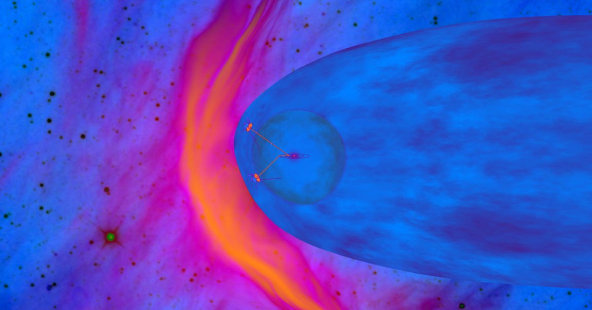 New research suggests that a fiery layer of super-hot plasma marks the transition between our solar system and interstellar space.