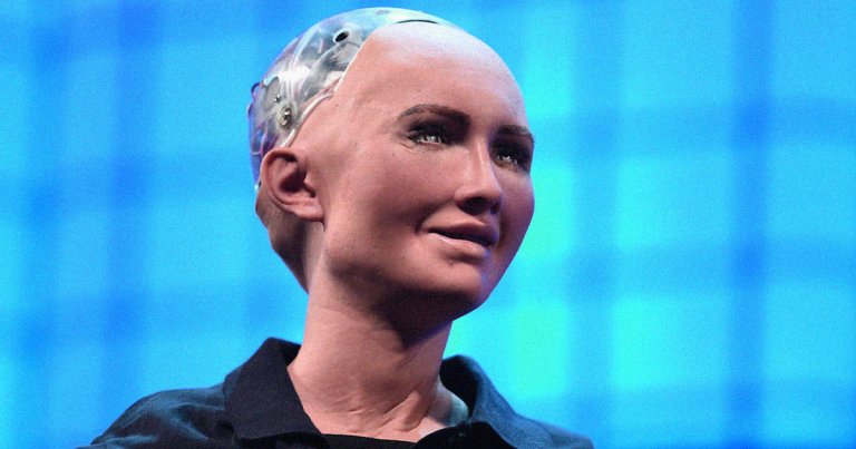 Asked whether it's ever been in love, Sophia the Robot told the crowd at the 2019 Web Summit that "No. I don't do sexual activities."