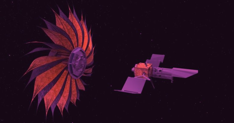 A proposed NASA space telescope called HabEx would use a gigantic sail to filter out the light from distant stars while hunting new exiplanets.