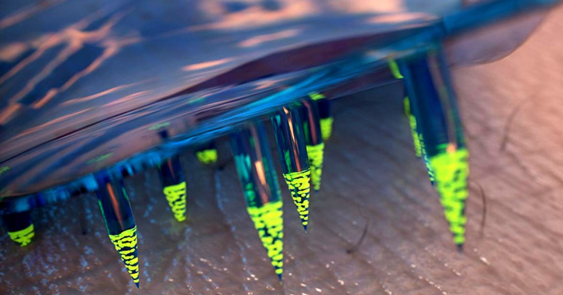 Researchers from MIT came up with an invisible ink that can be harmlessly embedded in the skin along with a vaccine to serve as a medical record.