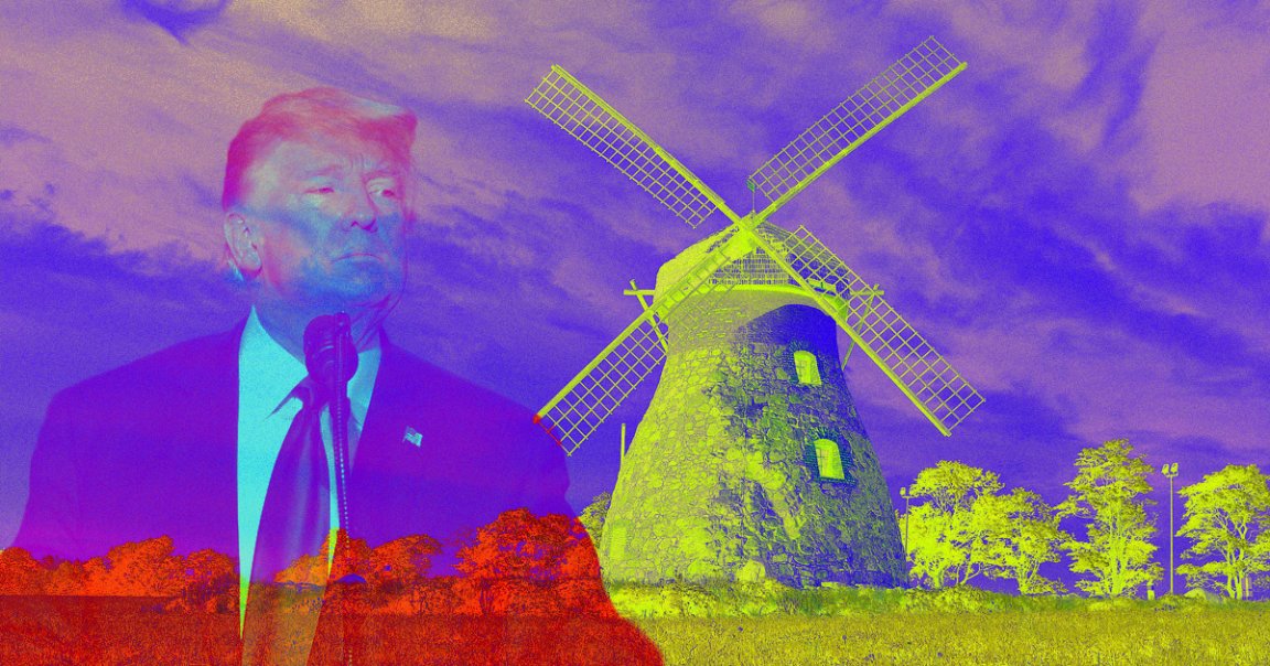 U.S. President Donald Trump claimed in a single speech that he both “doesn’t understand wind” and has “studied it better than anybody.”