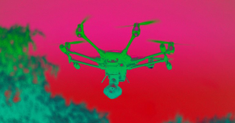 A bizarre video shows how Chinese police have started using drones to scream at people who go outside without a safety mask about the coronavirus.