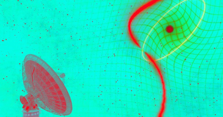 A Brutal ‘Dead Star’ Is Stuck In a Whirlpool of Warped Spacetime