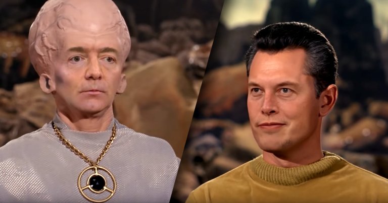 An impressive new deepfake inserts Amazon boss Jeff Bezos and SpaceX founder Elon Musk into the 1965 pilot episode of storied sci-fi series "Star Trek."