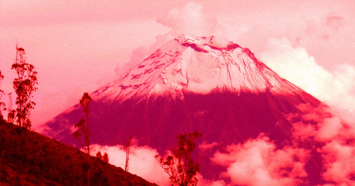 In Ecuador, one of South America's most active, angry volcanos — given the not-at-all-terrifying name 'Throat of Fire' — is on the verge of collapse.
