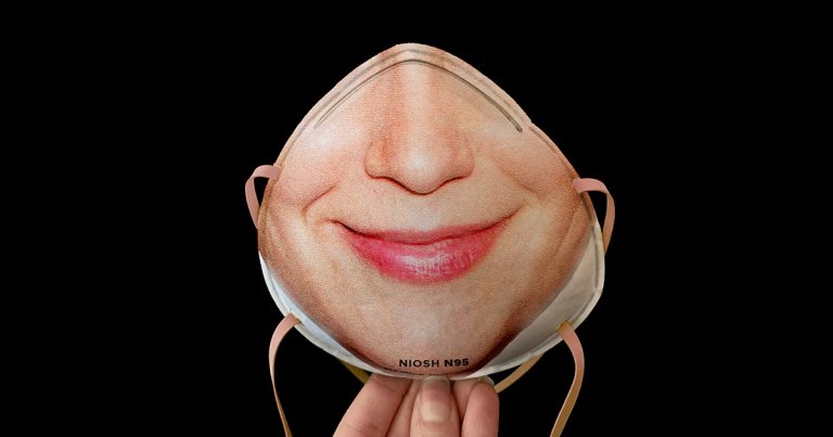 These Unsettling Medical Masks Look Like Human Faces