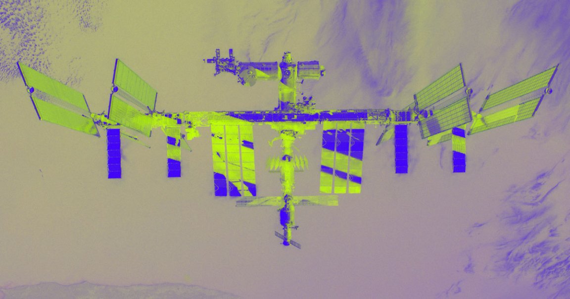 This guy took a relatively clear, awesome photograph of the ISS — the International Space Station — right from his backyard.