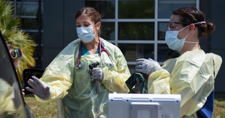 A report claims the number of COVID-19 tests will have to"increase to 20 million tests per day by mid-summer to fully re-mobilize the economy" in the US.