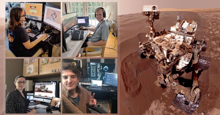 The team behind NASA's Curiosity Mars rover has transitioned to controlling the rover from their home offices amid the coronavirus outbreak.