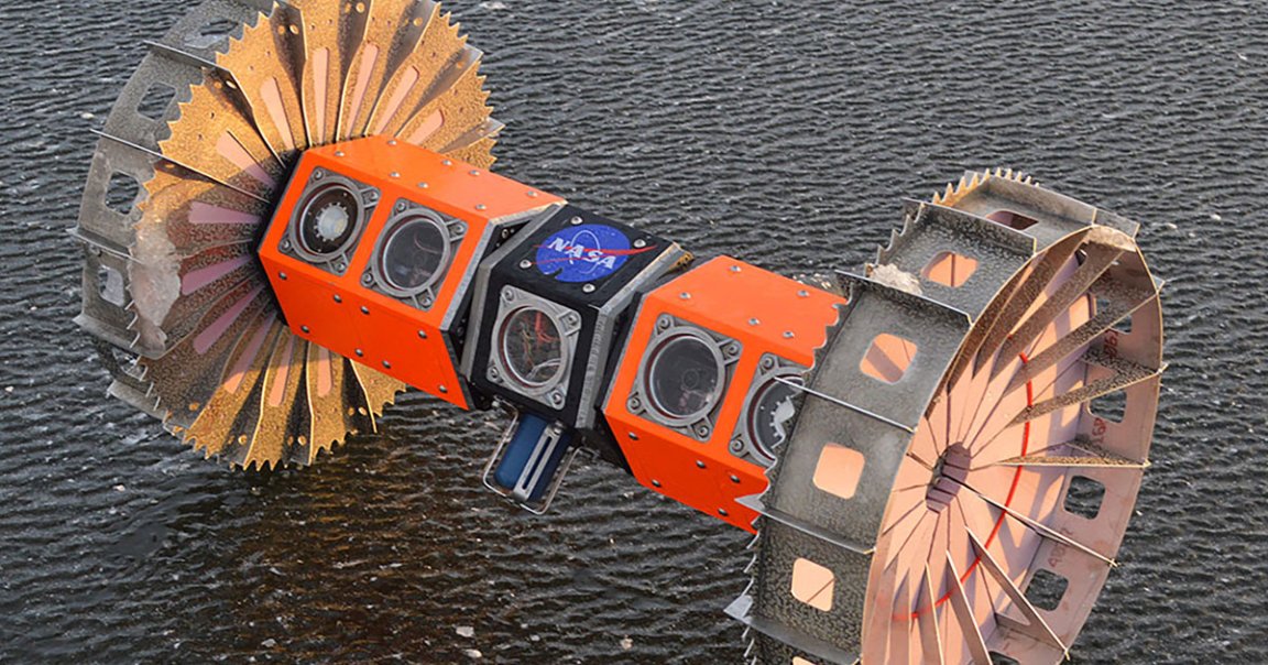 NASA built an autonomous robot named BRUIE that may be able to hunt for signs of life on distant ocean worlds like Europa.