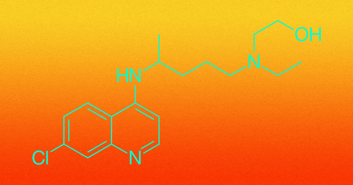 More evidence that the anti-malaria drug called hydroxychloroquine is proving to be a pretty terrible way to treat COVID-19.