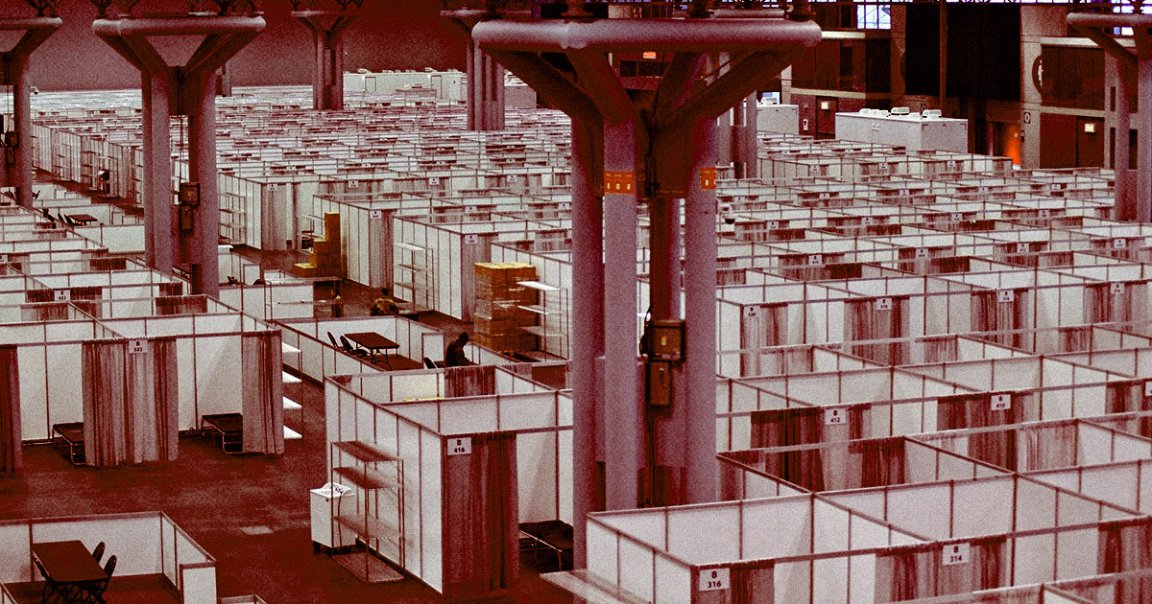In an essay for Vox, a COVID-19 patient describes his stay at the Javits Center in New York, a convention hall that was turned into a field hospital.