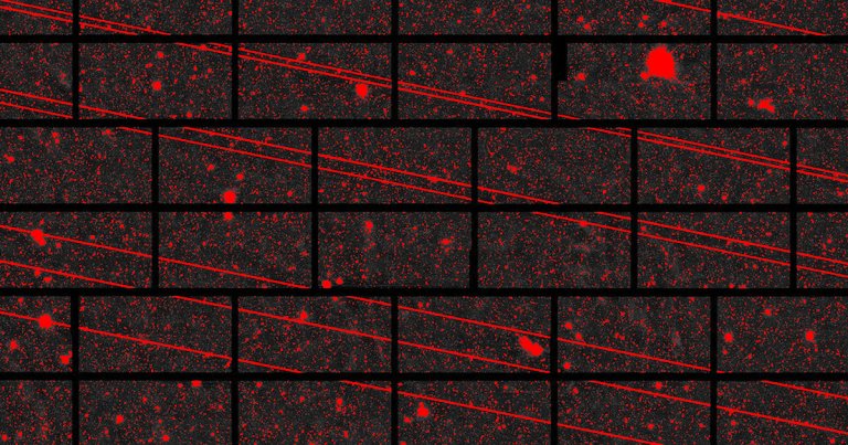 As a new video demonstrates, SpaceX's Starlink satellites have been wreaking havoc with astronomical surveys as they become visible to the naked eye.
