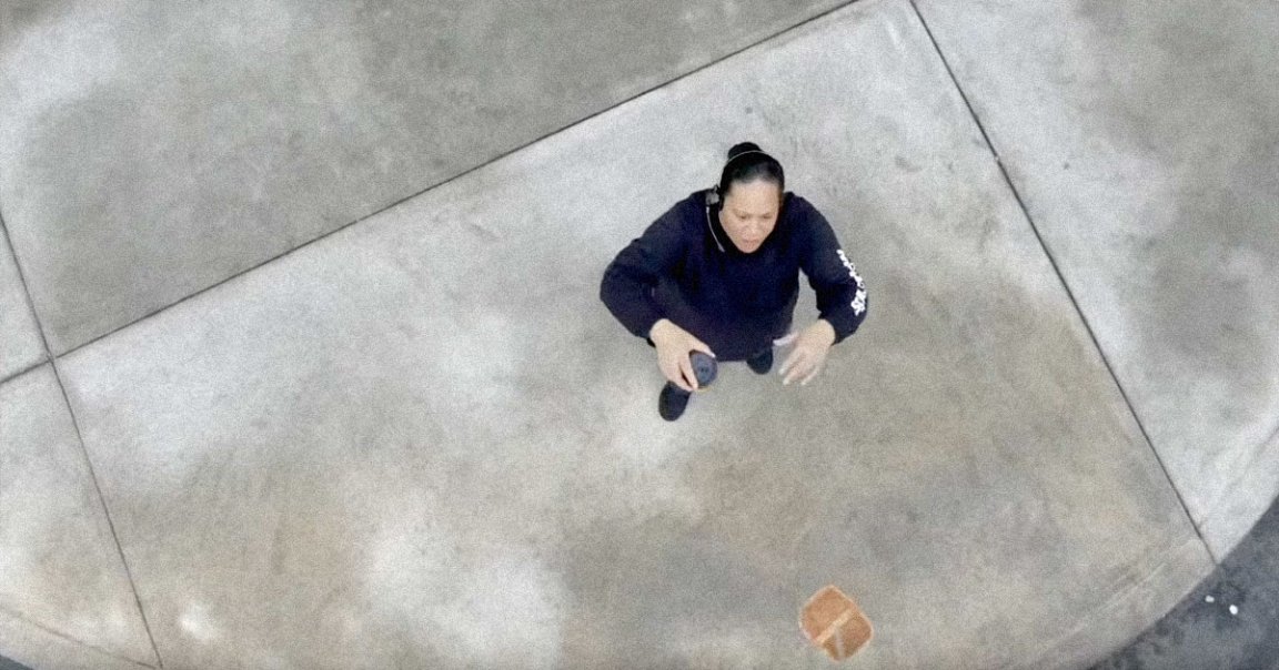 In an entertaining video, a caffeine enthusiast picks up a Starbucks coffee with his drone — to the bemusement of a barista.