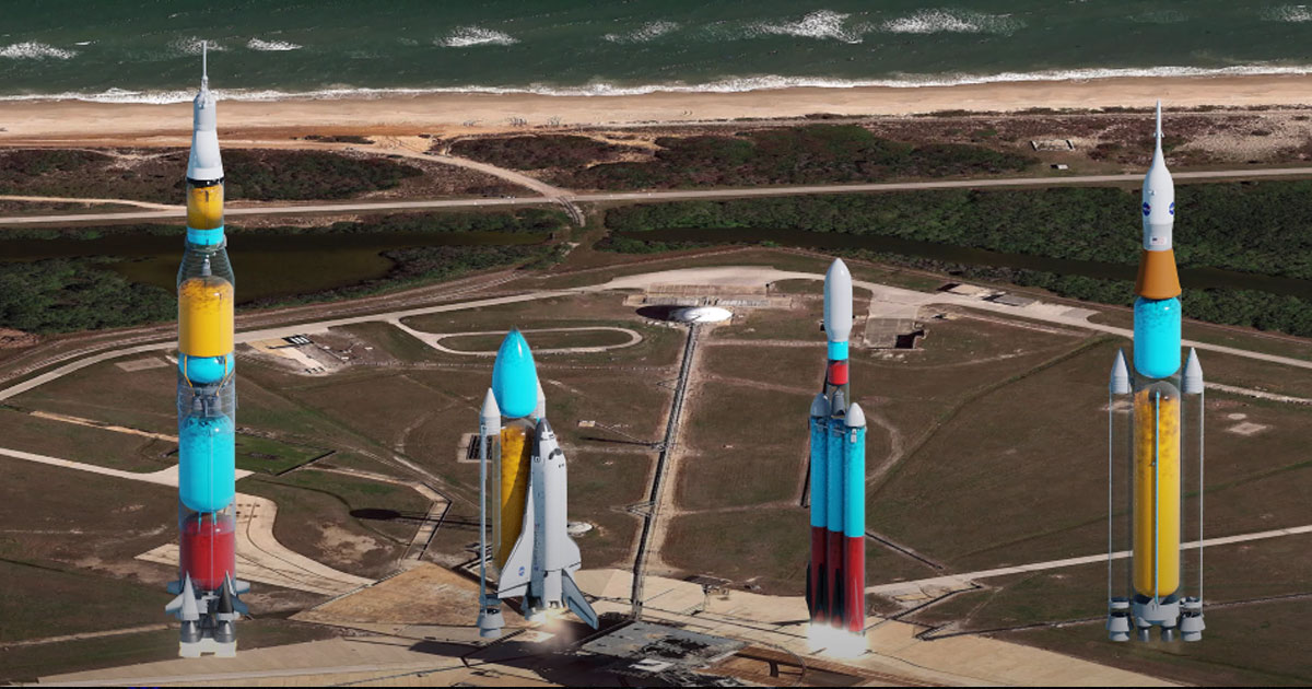 Amazing Vid Shows What You'd See If Rockets Were Transparent