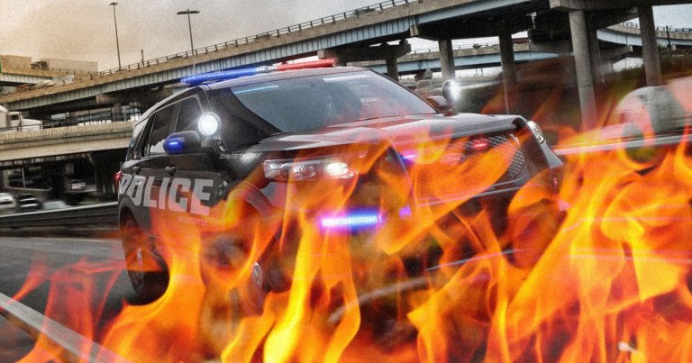 A new system allows the interior cabin of Ford Police Interceptor Utility vehicles to literally bake at sweltering temperatures to neutralize any infected surfaces
