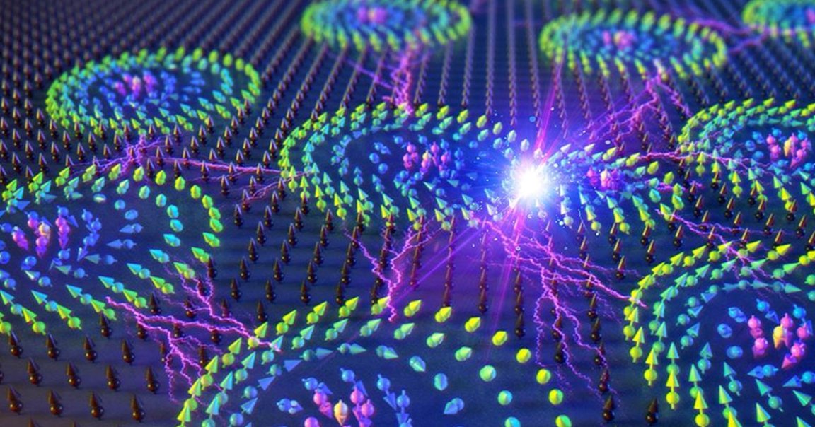 Scientists discovered that a bizarre quasiparticle can reproduce by splitting in two and self-repairing like a biological cell would.