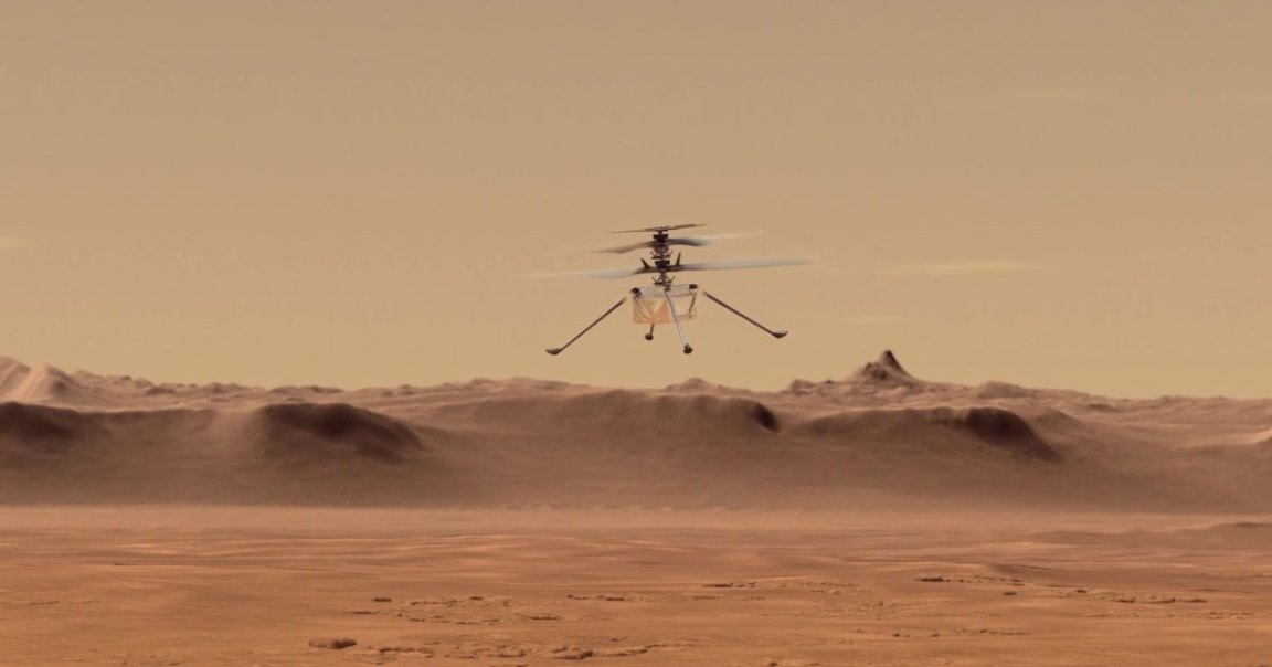 This year, NASA wants to take a giant leap from scanning Mars' geographical features using surface-bound rovers to launching a small helicopter.