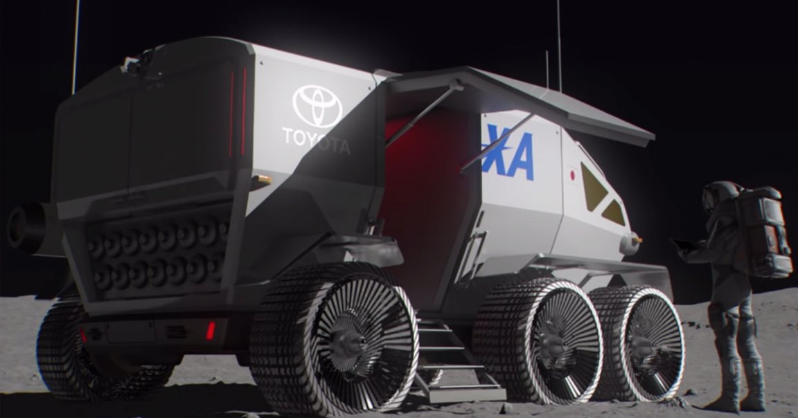The first lunar settlers might live in the space version of an RV, which is currently being developed by JAXA, NASA, and Toyota.