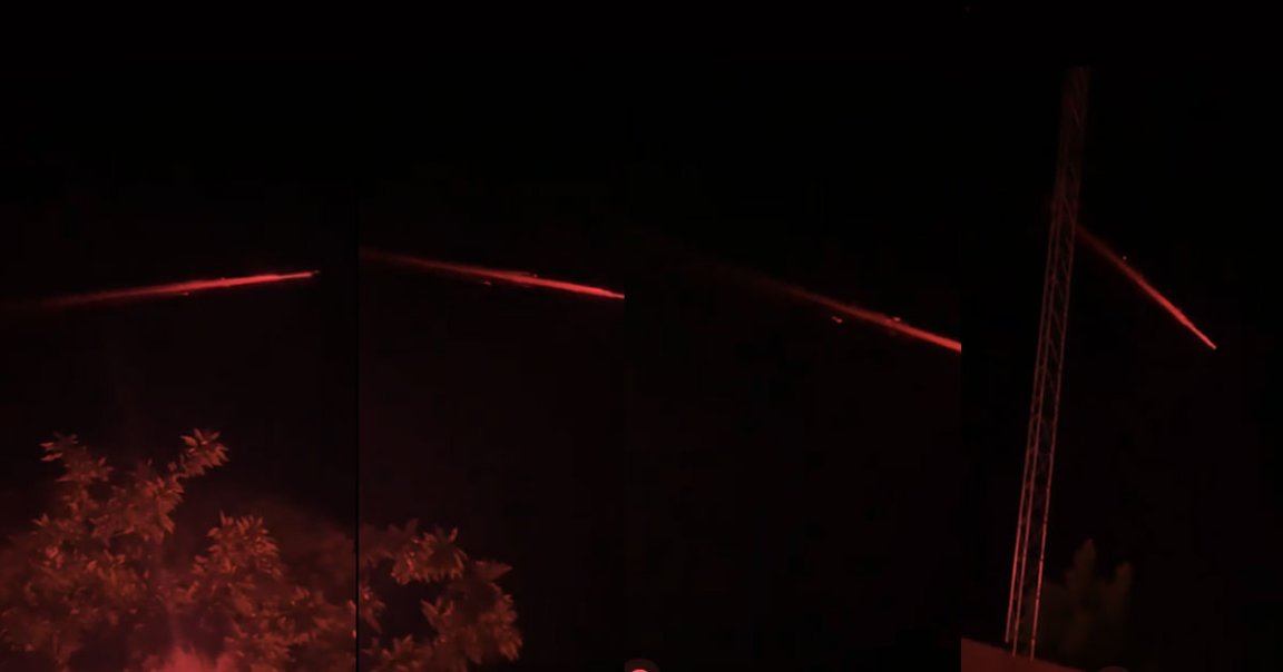 A second stage of a Russian rocket that launched a mysterious spacecraft reentered the Earth's atmosphere over the weekend, burning up like a comet.