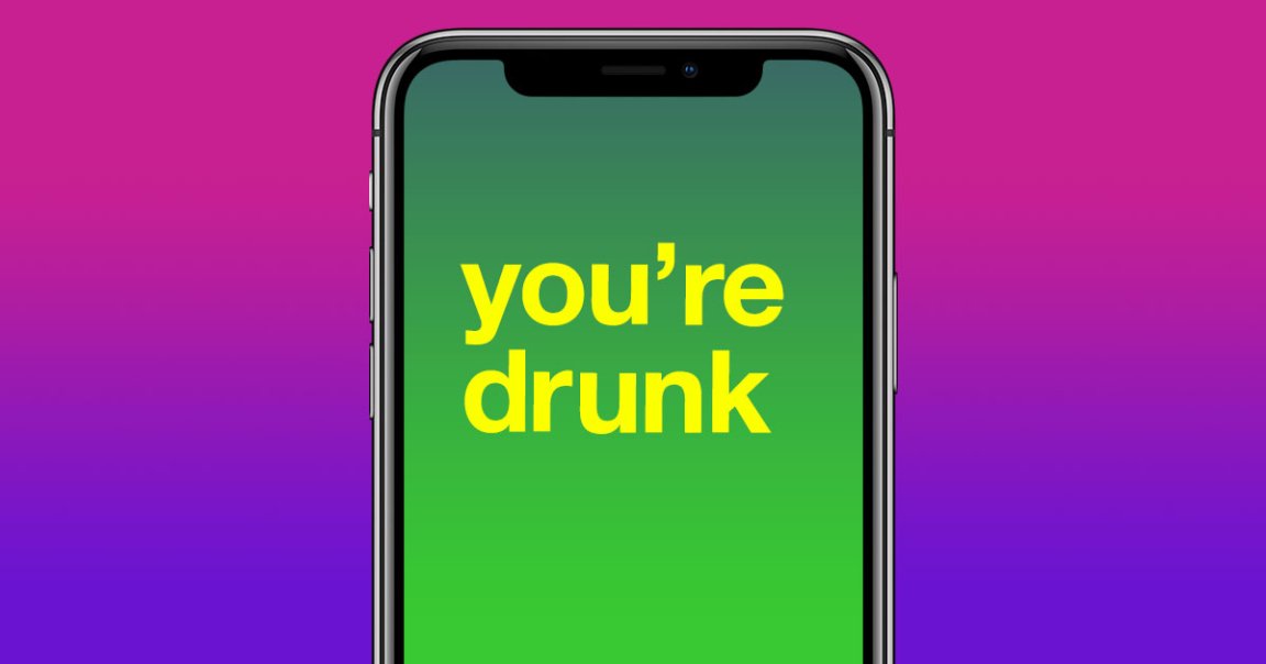 Your smartphone is able to tell if you've had one too many drinks according to a new study published in the Journal of Studies on Alcohol and Drugs.