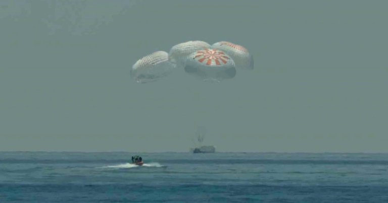 After undocking with the International Space Station Saturday evening, NASA astronauts Bob Behnken and Doug Hurley made it safely back down to Earth.