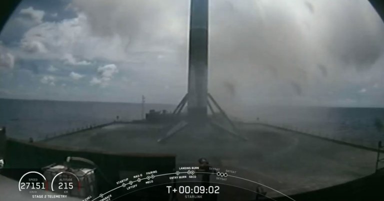 SpaceX just beat its own record by reusing a single Falcon first stage called B1049.6 for the sixth time after launching from Cape Canaveral this morning.