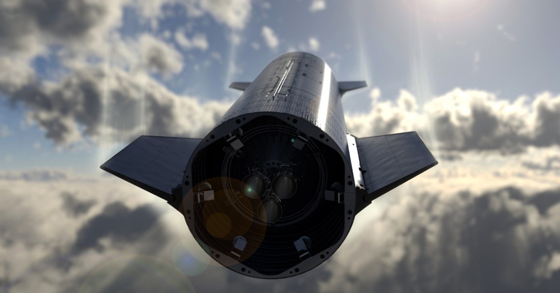 On Twitter, SpaceX CEO Elon Musk showed off a picture of the underside of the SN8 Starship prototype, featuring three massive Raptor engines.