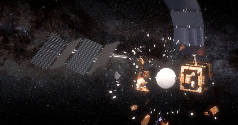 Two massive pieces of space junk might crash into each other on Thursday night, potentially making low Earth orbit and even more dangerous minefield.