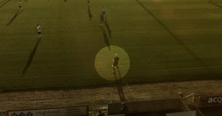 An AI-powered camera decided to follow the bald head of a linesman at a Scottish soccer game instead of the ball.