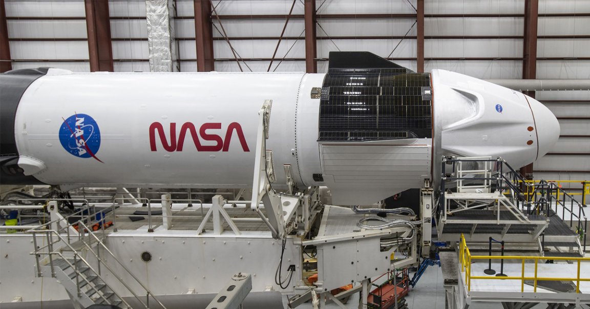 Ahead of SpaceX's historic Crew-1 launch, onlookers at the John F. Kennedy Space Center are getting an amazing view of the rocket.