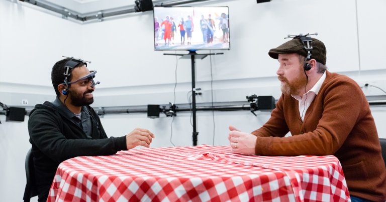 Scientists at Facebook are investigating if they can use augmented reality to allow people with hearing loss to hear another person in loud environments.