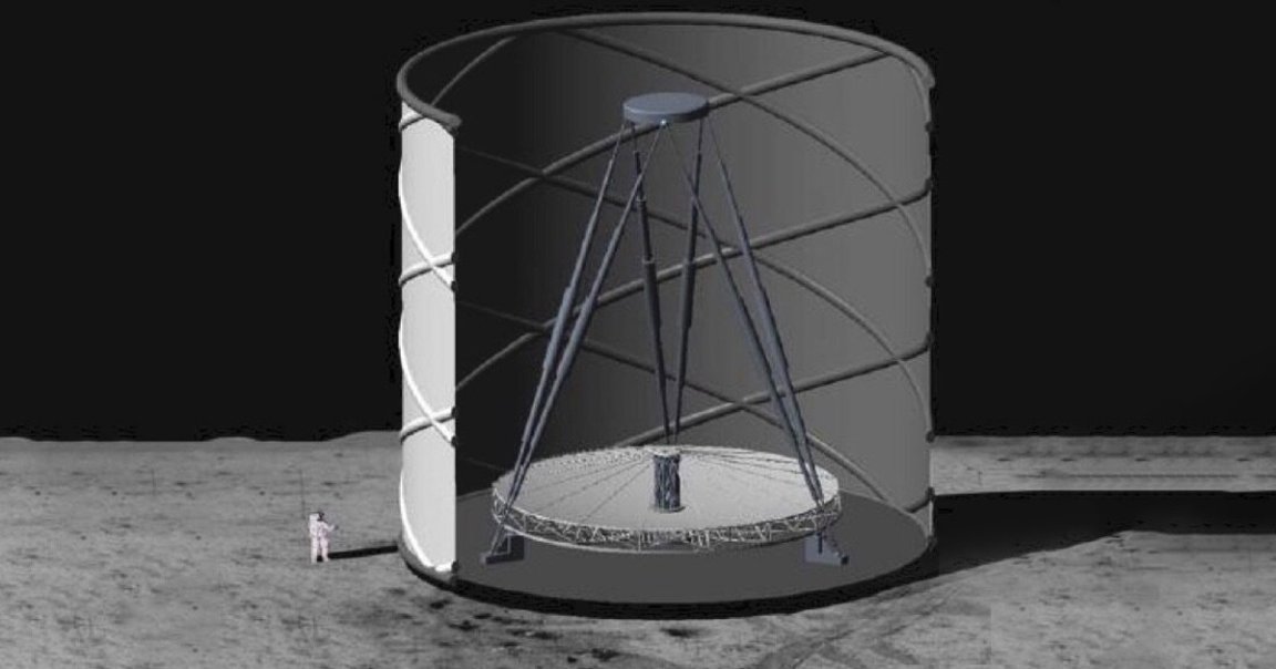 A team of astronomers have brought a wild concept back from the grave: a liquid-mirror telescope, 100 meters in diameter, built on the surface of the Moon.