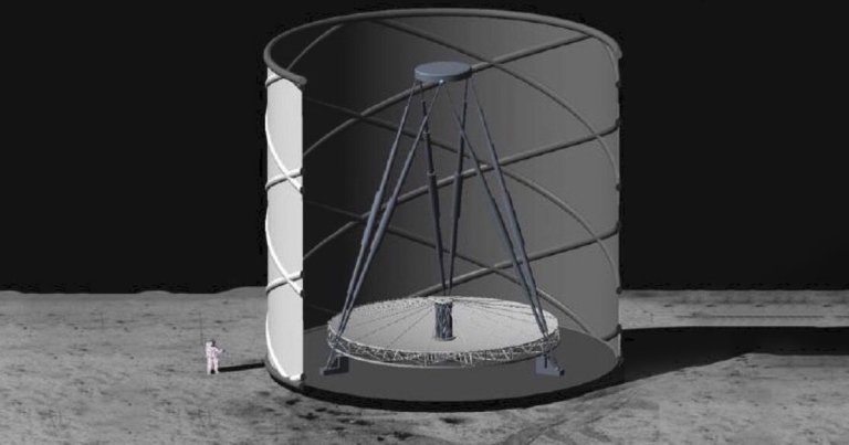 A team of astronomers have brought a wild concept back from the grave: a liquid-mirror telescope, 100 meters in diameter, built on the surface of the Moon.