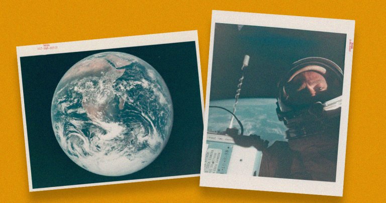 The First Selfie Ever Taken in Space Is For Sale