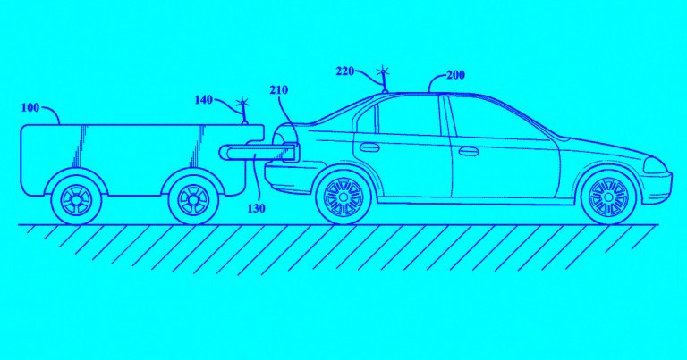 Toyota has patented an autonomous refueling system that could allow for cars to top up their gasoline tanks, hydrogen fuel cells or batteries on the go.